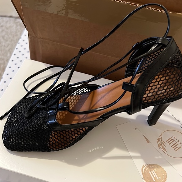 Womens fishnet heels - Picture 3 of 6